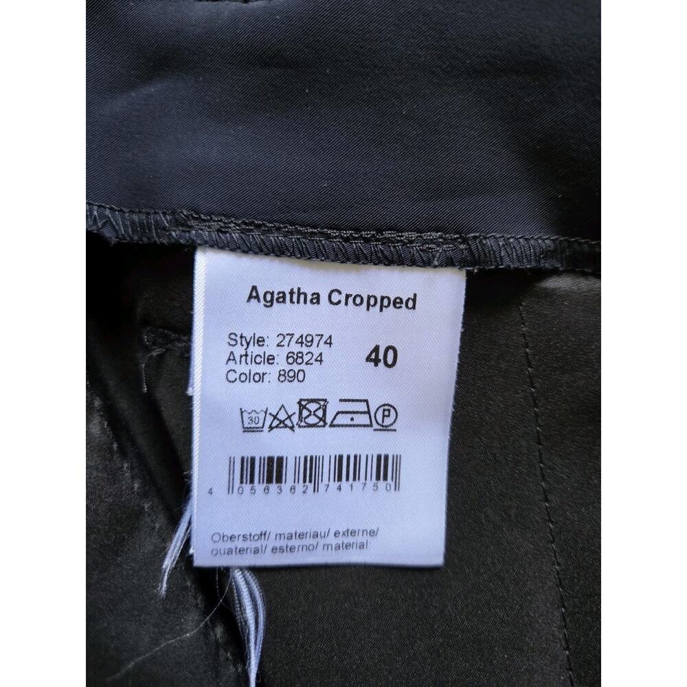 Raffaello Rossi Agatha Cropped Wide Leg Pants Minimalist Quiet Luxury 40 - Picture 8 of 9